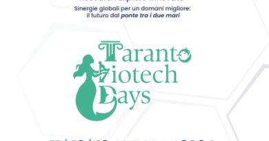 Taranto Biotech Days: l’11,12 e 13 ottobre in città i migliori esperti internazionali di biotecnologie