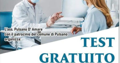 Giovedì 27 ottobre 2024 presso Piazza Castello a Pulsano giornata dedicata alla prevenzione e al benessere